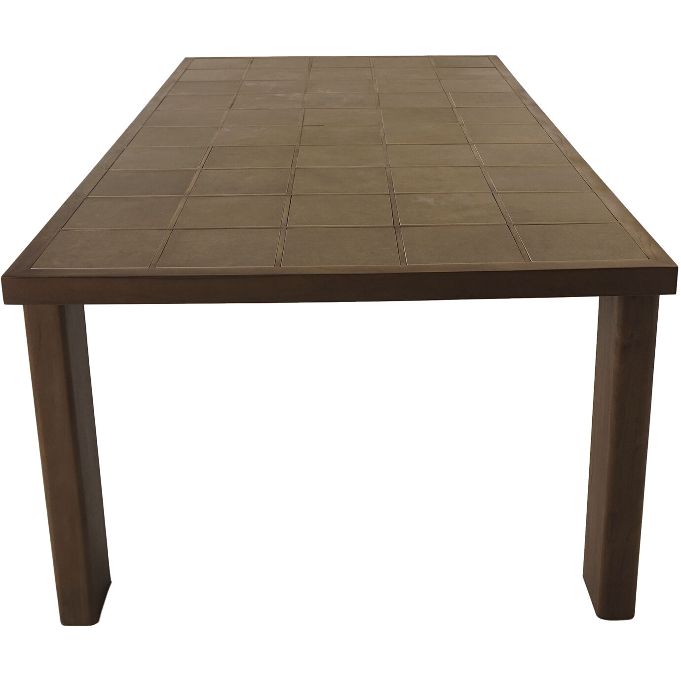 Marina 81.81 X 42.05 inch Brown Outdoor Dining Table